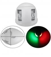 MARINE BOAT RED AND GREEN BOW LED NAVIGATION LIGHT WATERPROOF 12